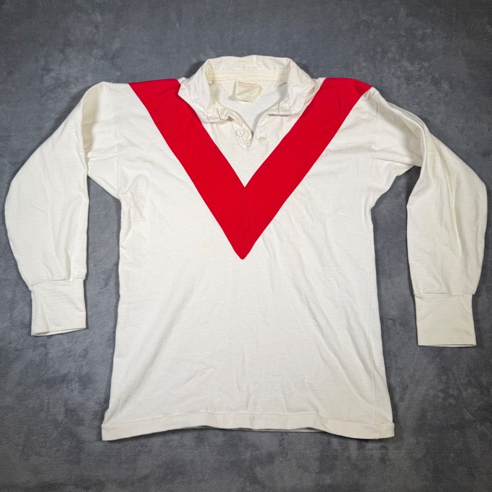Vintage St George Dragons Rugby League Jersey Good Fellows Australia Red V Rare